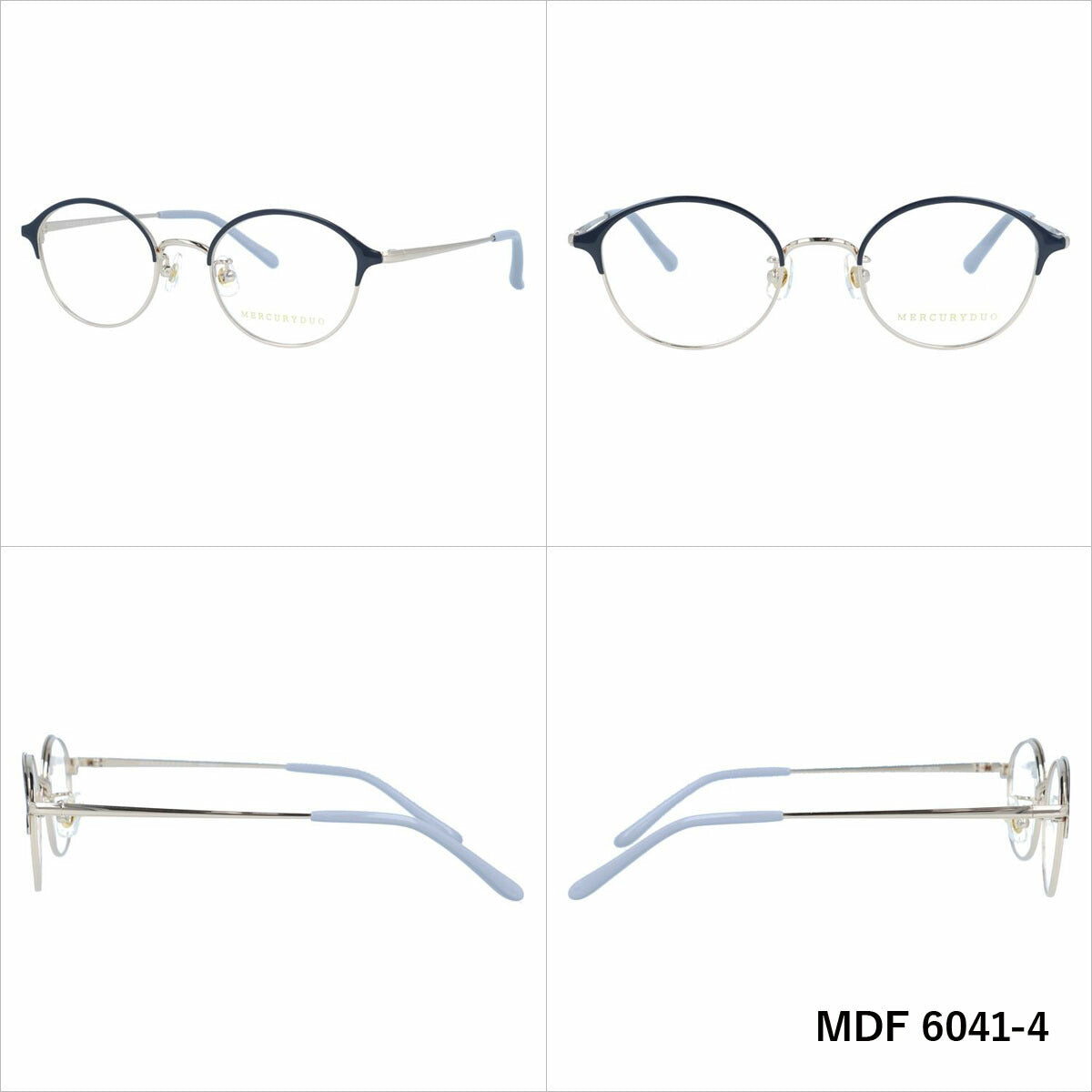 マーキュリーデュオ メガネフレーム 伊達メガネ MERCURYDUO MDF 6041 47サイズ ボストン レディース 国内正規品