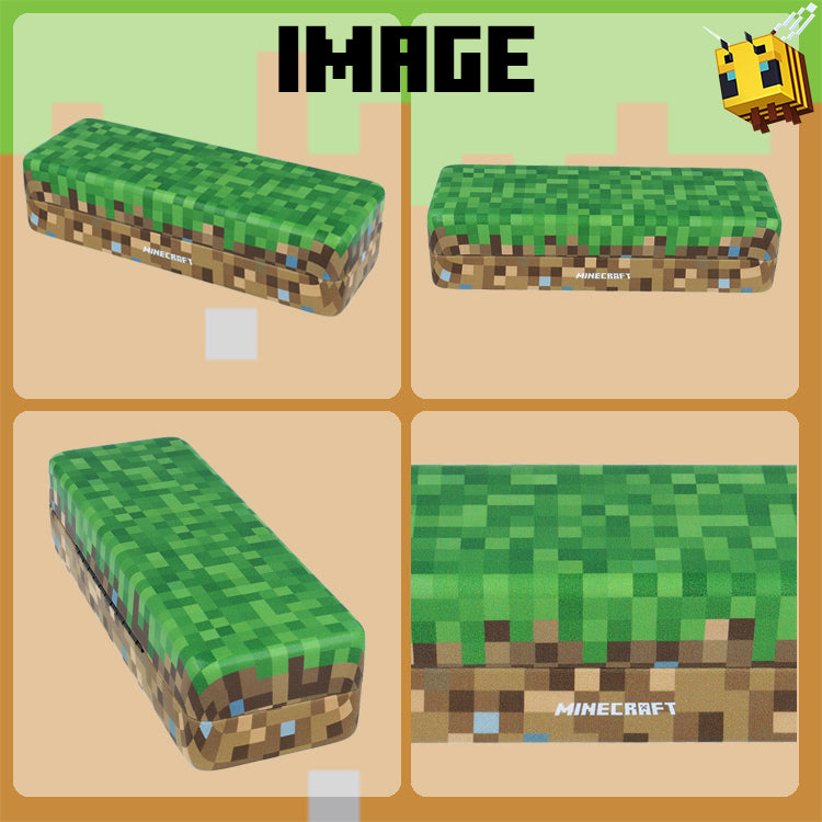 Minecraft マインクラフト メガネケース ケース 土ブロック マイクラ メガネ キッズ ジュニア メンズ レディース