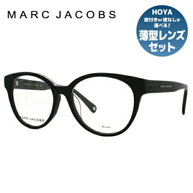 【国内正規品】マークジェイコブス MARC JACOBS メガネ フレーム 眼鏡 度付き 度なし 伊達 アジアンフィット MARC98F 807 52サイズ ボストン型 ボストン型 レディース 女性用 アイウェア UVカット 紫外線対策 UV対策 おしゃれ ギフト ラッピング無料