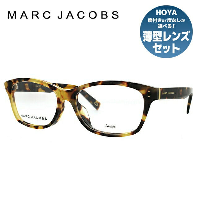 【国内正規品】マークジェイコブス MARC JACOBS メガネ フレーム 眼鏡 度付き 度なし 伊達 アジアンフィット MARC149F 00F 52サイズ スクエア スクエア型 レディース 女性用 アイウェア UVカット 紫外線対策 UV対策 おしゃれ ギフト ラッピング無料