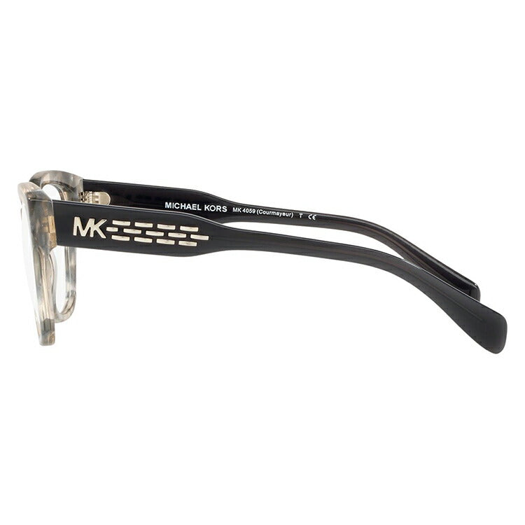 【国内正規品】マイケルコース MICHAEL KORS メガネ フレーム 眼鏡 度付き 度なし 伊達 アジアンフィット MK4059F 3341 52サイズ ウェリントン型 レディース 女性用 UVカット 紫外線対策 UV対策 おしゃれ ギフト ラッピング無料