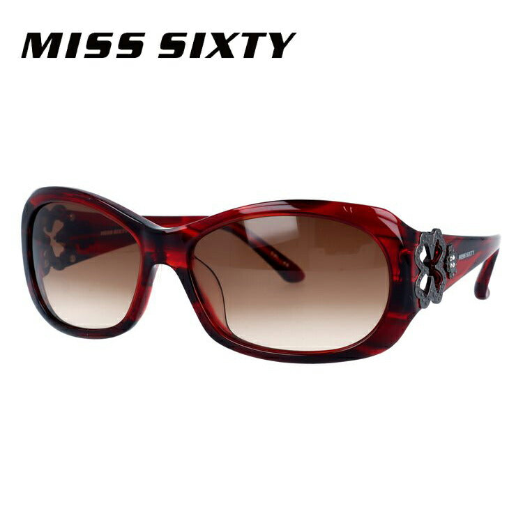 ミスシックスティー サングラス アジアンフィット MISS SIXTY MX347S 4 57サイズ スクエア型 ユニセックス メンズ レディース