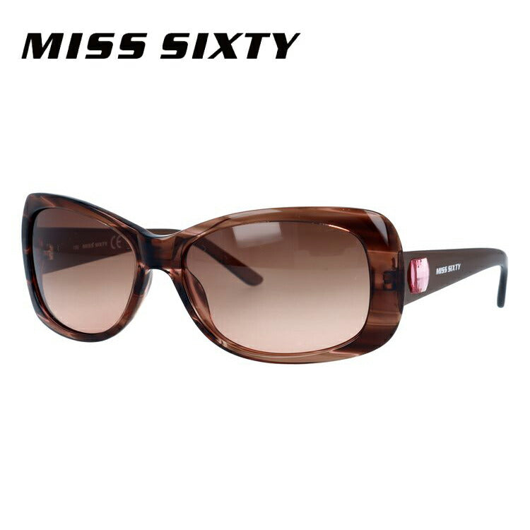ミスシックスティー サングラス レギュラーフィット MISS SIXTY MX364S 47F 58サイズ スクエア型 ユニセックス メンズ レディース