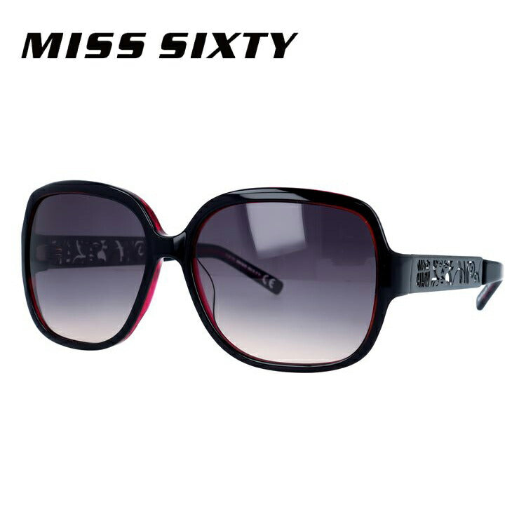 ミスシックスティー サングラス レギュラーフィット MISS SIXTY MX413S 001 57サイズ スクエア型 ユニセックス メンズ レディース