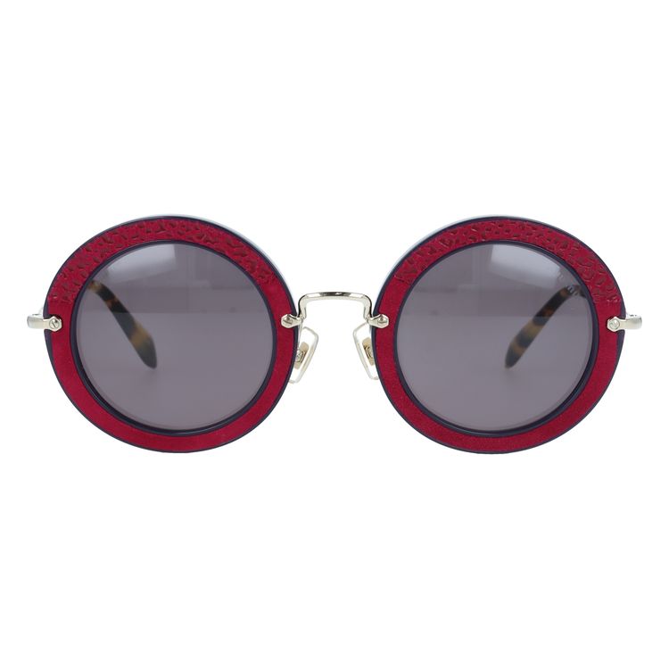 【国内正規品】ミュウミュウ サングラス miu miu MU08RS U6A6X1 49サイズ ラウンド レディース 女性用 UVカット 紫外線対策 UV対策 おしゃれ ギフト ラッピング無料