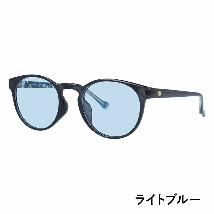【選べる15色 ライトカラーレンズ】ムーミン サングラス MOOMIN MU 001 GY 48 ボストン型 スナフキン アジアンフィット 数量限定 ケース付き UVカット 度なし レディース メンズ ユニセックス