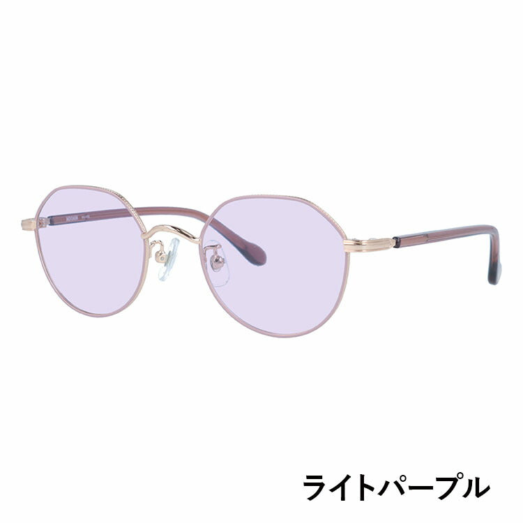 【選べる15色 ライトカラーレンズ】ムーミン サングラス MOOMIN MU-006 PGP/PK 48 ボストン型 リトルミイ 調整可能ノーズパッド(クリングス) 多角形 ヘキサゴンフレーム UVカット 度なし レディース