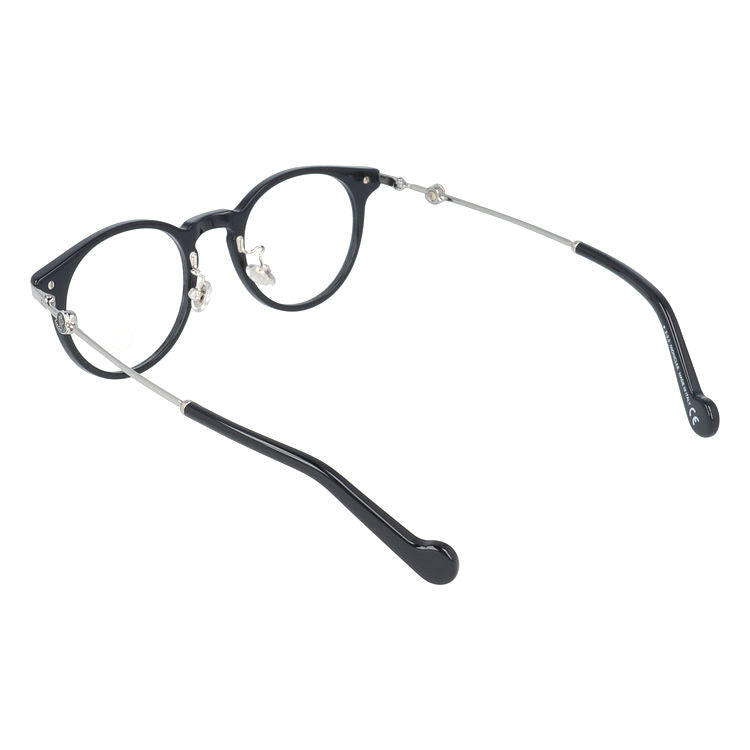 【選べるレンズ15色】モンクレール メガネフレーム 伊達メガネ アジアンフィット MONCLER ML5115-D 001 46サイズ オーバル型 ユニセックス メンズ レディース