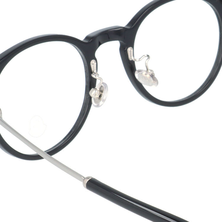 【選べるレンズ15色】モンクレール メガネフレーム 伊達メガネ アジアンフィット MONCLER ML5115-D 001 46サイズ オーバル型 ユニセックス メンズ レディース