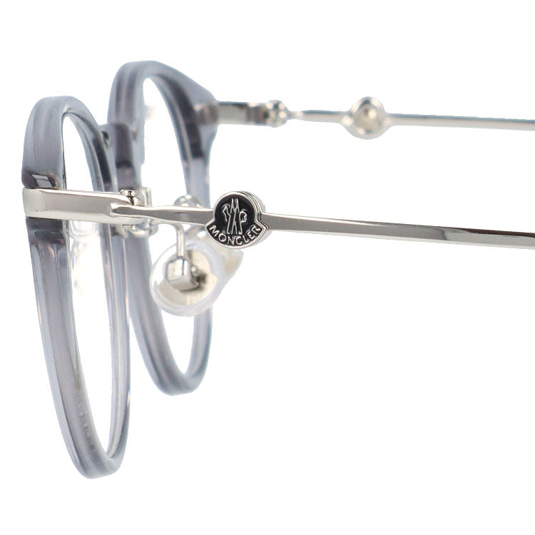 【選べるレンズ15色】モンクレール メガネフレーム 伊達メガネ アジアンフィット MONCLER ML5115-D 020 46サイズ オーバル型 ユニセックス メンズ レディース