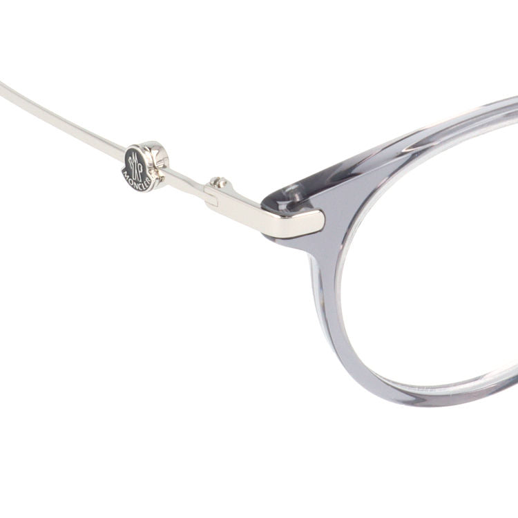 【選べるレンズ15色】モンクレール メガネフレーム 伊達メガネ アジアンフィット MONCLER ML5115-D 020 46サイズ オーバル型 ユニセックス メンズ レディース