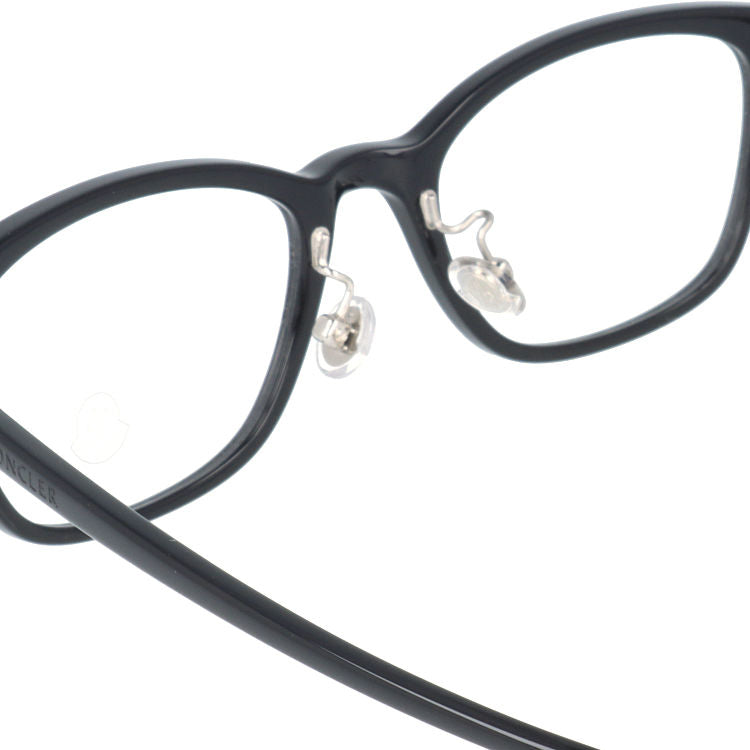 【選べるレンズ15色】モンクレール メガネフレーム 伊達メガネ アジアンフィット MONCLER ML5116-D 001 49サイズ スクエア型 ユニセックス メンズ レディース