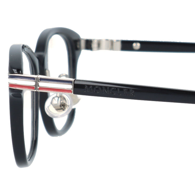 【選べるレンズ15色】モンクレール メガネフレーム 伊達メガネ アジアンフィット MONCLER ML5116-D 001 49サイズ スクエア型 ユニセックス メンズ レディース