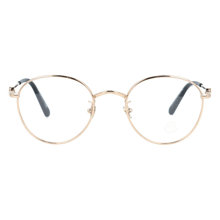 【選べるレンズ15色】モンクレール メガネフレーム 伊達メガネ アジアンフィット MONCLER ML5140-D 028 50サイズ ラウンド型 ユニセックス メンズ レディース