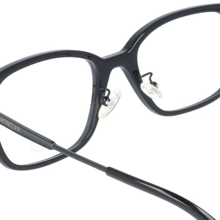 【選べるレンズ15色】モンクレール メガネフレーム 伊達メガネ アジアンフィット MONCLER ML5160-D 001 51サイズ スクエア型 ユニセックス メンズ レディース