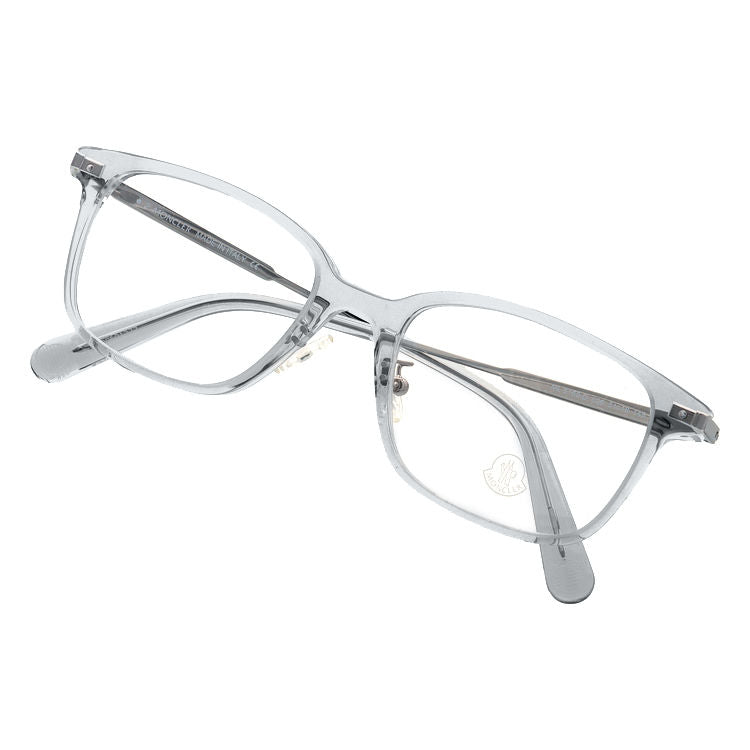 【選べるレンズ15色】モンクレール メガネフレーム 伊達メガネ アジアンフィット MONCLER ML5160-D 020 51サイズ スクエア型 ユニセックス メンズ レディース