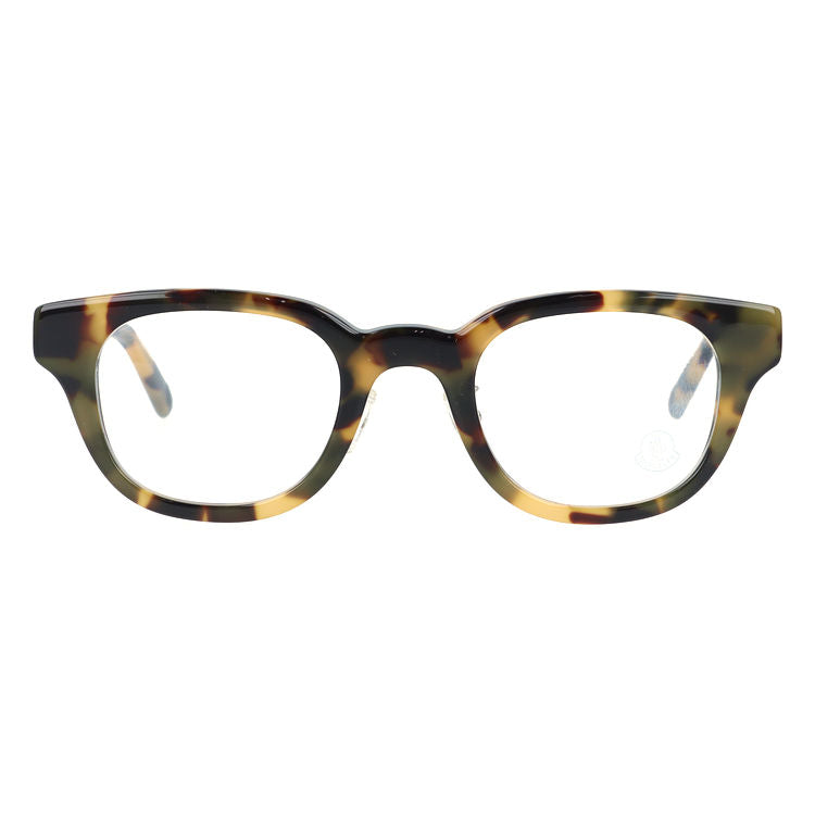 【選べるレンズ15色】モンクレール メガネフレーム 伊達メガネ アジアンフィット MONCLER ML5157-D 055 46サイズ スクエア型 ユニセックス メンズ レディース