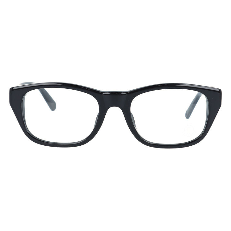 【選べるレンズ15色】モンクレール メガネフレーム 伊達メガネ アジアンフィット MONCLER ML5158-D 001 53サイズ スクエア型 ユニセックス メンズ レディース