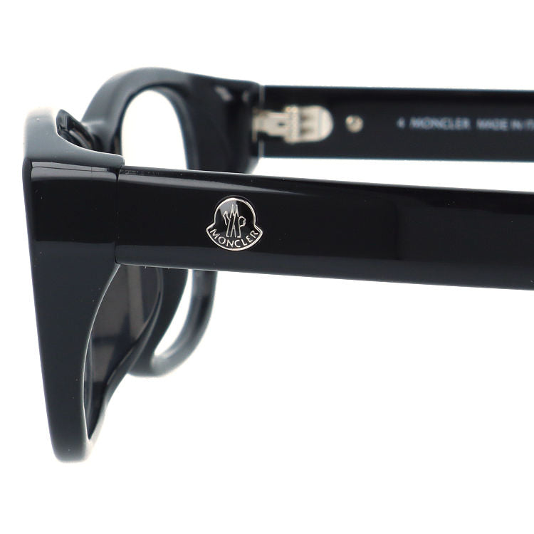 【選べるレンズ15色】モンクレール メガネフレーム 伊達メガネ アジアンフィット MONCLER ML5158-D 001 53サイズ スクエア型 ユニセックス メンズ レディース