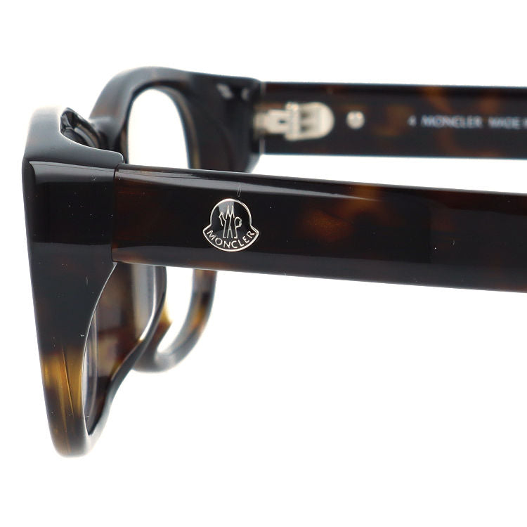 【選べるレンズ15色】モンクレール メガネフレーム 伊達メガネ アジアンフィット MONCLER ML5158-D 052 53サイズ スクエア型 ユニセックス メンズ レディース