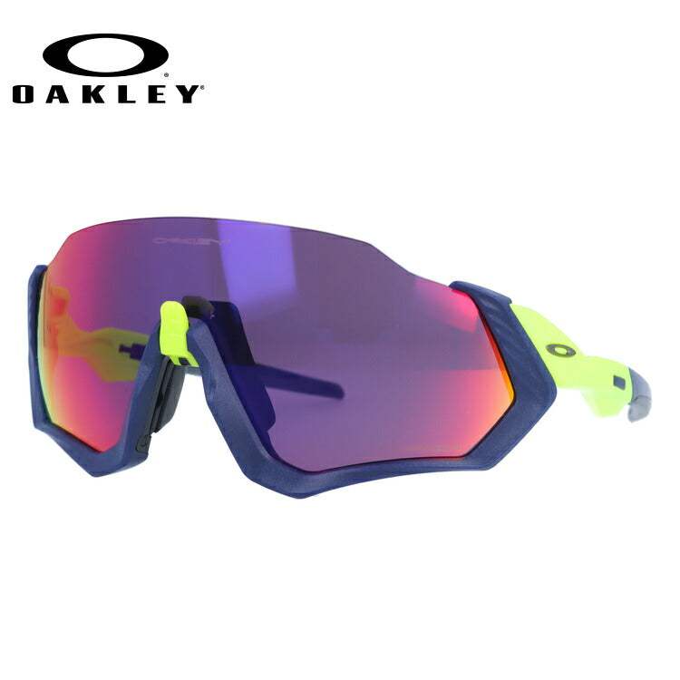 オークリー ロードバイク・マラソン向けサングラス フライトジャケット プリズムロード レギュラーフィット OAKLEY FLIGHT JACKET OO9401-0537 137サイズ スポーツ ラッピング無料