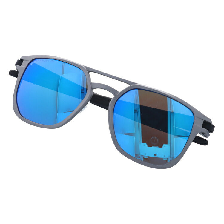 【訳あり】オークリー 偏光 サングラス ラッチアルファ プリズム OAKLEY LATCH ALPHA OO4128-0453 53サイズ ヘキサゴン(ダブルブリッジ) 釣り ドライブ メンズ レディース モデル ラッピング無料