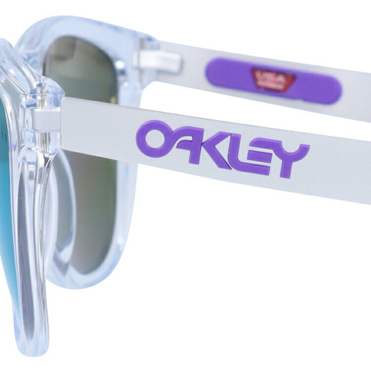 【訳あり】オークリー 偏光 サングラス OAKLEY フロッグスキン ミックス レギュラーフィット FROGSKINS MIX OO9428-0655 55サイズ ミラーレンズ ウェリントン型 メンズ レディース アイウェア UVカット 紫外線カット 釣り ゴルフ ドライブ 運転 オークレー【海外正規品】
