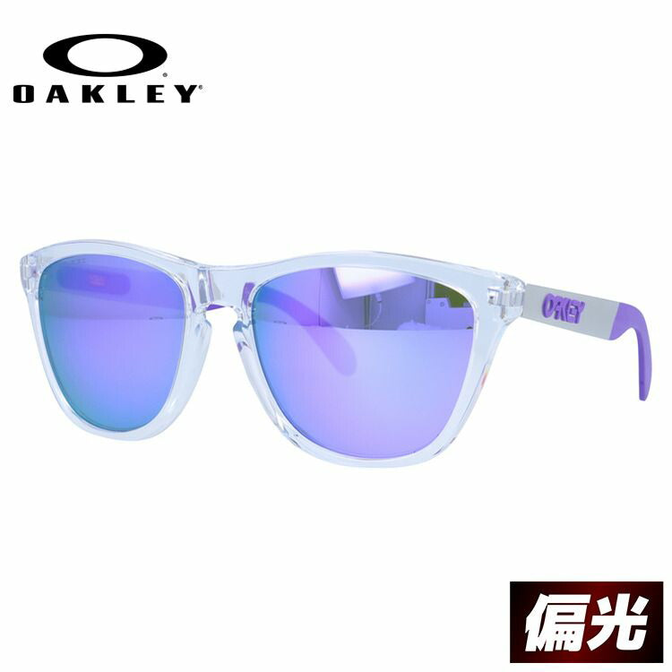 【訳あり】オークリー 偏光 サングラス OAKLEY フロッグスキン ミックス レギュラーフィット FROGSKINS MIX OO9428-0655 55サイズ ミラーレンズ ウェリントン型 メンズ レディース アイウェア UVカット 紫外線カット 釣り ゴルフ ドライブ 運転 オークレー【海外正規品】