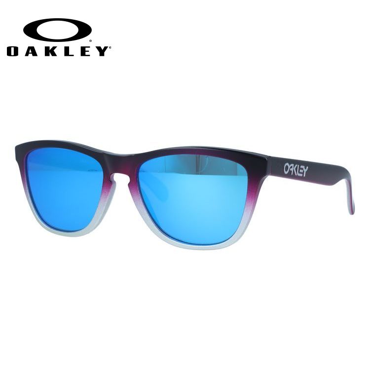 【訳あり・店頭展示品/外箱なし】オークリー サングラス フロッグスキン プリズム レギュラーフィット OAKLEY FROGSKINS OO9013-F055 55サイズ ウェリントン ユニセックス メンズ レディース