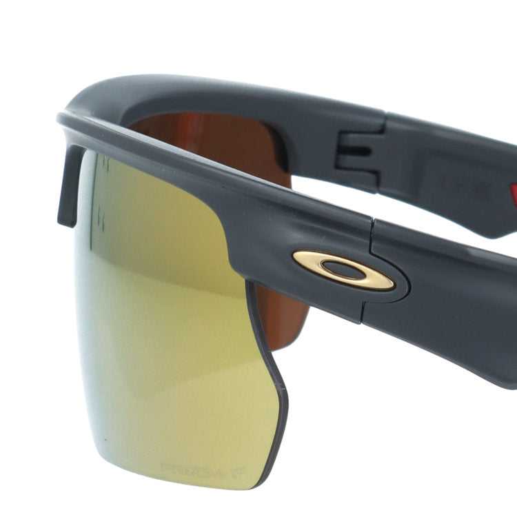 【訳あり】オークリー サングラス バイスフィエラ 偏光サングラス プリズム ミラーレンズ レギュラーフィット OAKLEY BISPHAERA OO9400-1268 68サイズ スポーツ型 ユニセックス レディース メンズ 大きめサイズ ビッグシルエット