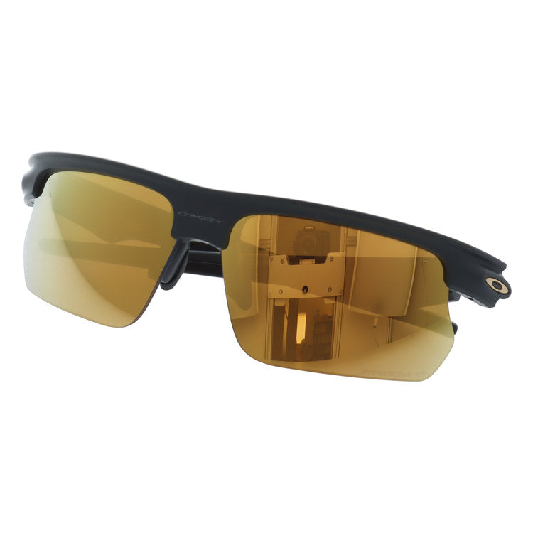 【訳あり】オークリー サングラス バイスフィエラ 偏光サングラス プリズム ミラーレンズ レギュラーフィット OAKLEY BISPHAERA OO9400-1268 68サイズ スポーツ型 ユニセックス レディース メンズ 大きめサイズ ビッグシルエット