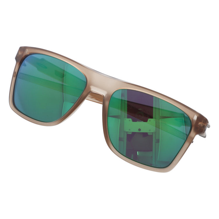オークリー サングラス レフィングウェル プリズム ミラーレンズ レギュラーフィット OAKLEY LEFFINGWELL OO9100-03 57サイズ ウェリントン型 インジェクションフレーム ユニセックス メンズ レディース ハイブリッジフィット