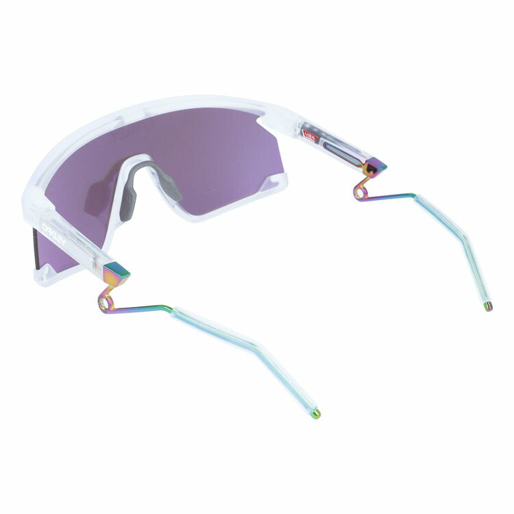 オークリー サングラス ビーエックスティーアールメタル プリズム ミラーレンズ ユニバーサルフィット OAKLEY BXTR METAL OO9237-02 139サイズ スポーツ型 バイオ サステナブル素材 ハイブリッジフィット ユニセックス メンズ レディース