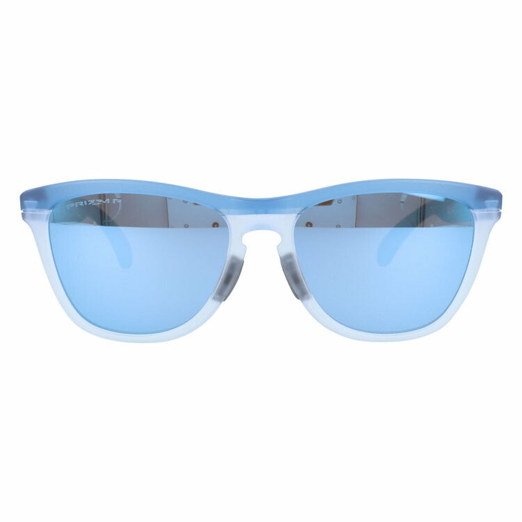 オークリー サングラス フロッグスキンレンジエー 偏光サングラス プリズム ミラーレンズ レギュラーフィット OAKLEY FROGSKINS RANGE A OO9284A-09 55サイズ ウェリントン型 ポラライズド ハイブリッジフィット ユニセックス メンズ レディース