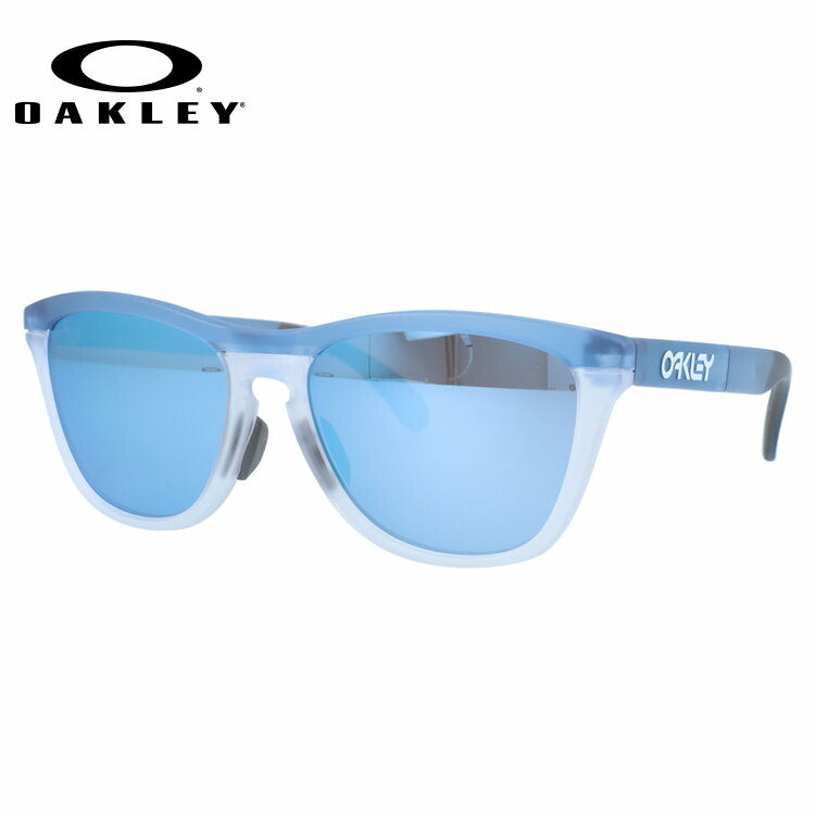 オークリー サングラス フロッグスキンレンジエー 偏光サングラス プリズム ミラーレンズ レギュラーフィット OAKLEY FROGSKINS RANGE A OO9284A-09 55サイズ ウェリントン型 ポラライズド ハイブリッジフィット ユニセックス メンズ レディース