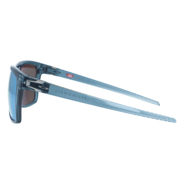 オークリー サングラス レフィングウェル 偏光サングラス プリズム ミラーレンズ レギュラーフィット OAKLEY LEFFINGWELL OO9100-05 57サイズ ウェリントン型 PRIZM 乱反射をカットしクリアな視界へ ハイブリッジフィット ユニセックス メンズ レディース