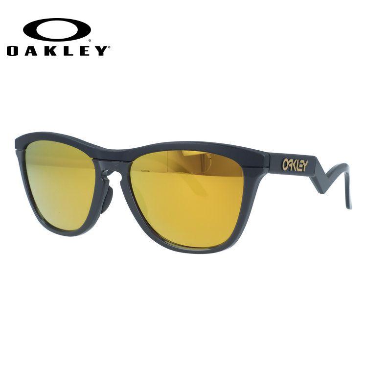 オークリー サングラス フロッグスキン ハイブリット 偏光サングラス プリズム ミラーレンズ レギュラーフィット OAKLEY FROGSKINS HYBRID OO9289-06 55サイズ ウェリントン型 PRIZM 交換用ノーズパッド付 ユニセックス メンズ レディース