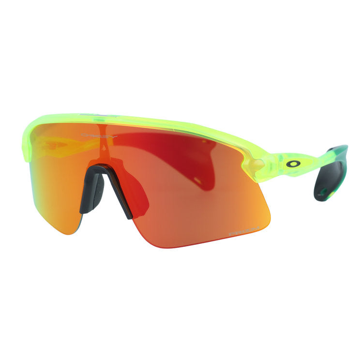 オークリー サングラス スタントデビル プリズム ミラーレンズ ハイブリッジフィット(レギュラーフィット) OAKLEY STUNT DEVIL OO9517-0339 139サイズ レクタングル型 ハイパーグリップ バランスドウエイト 交換用ノーズパッド付 メンズ レディース