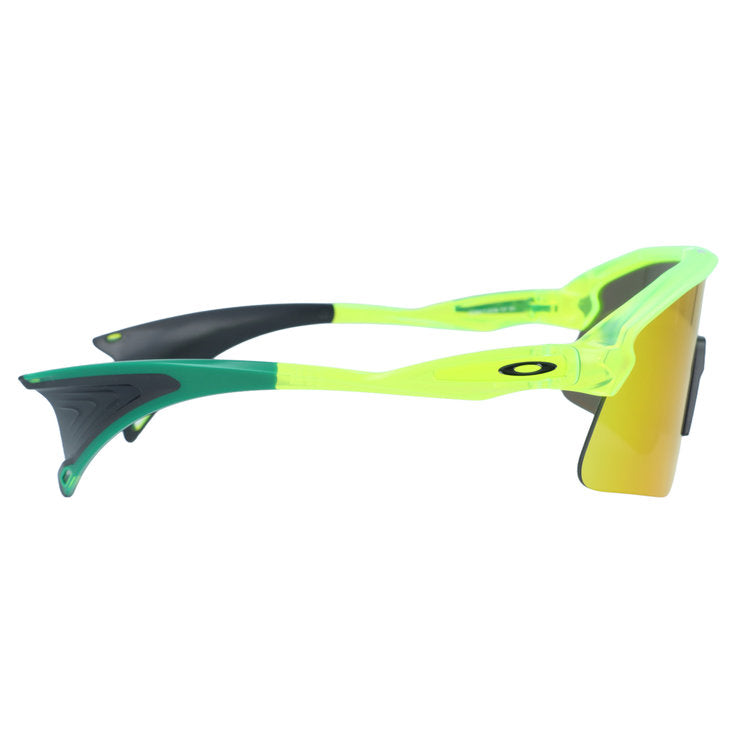 オークリー サングラス スタントデビル プリズム ミラーレンズ ハイブリッジフィット(レギュラーフィット) OAKLEY STUNT DEVIL OO9517-0339 139サイズ レクタングル型 ハイパーグリップ バランスドウエイト 交換用ノーズパッド付 メンズ レディース
