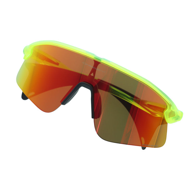 オークリー サングラス スタントデビル プリズム ミラーレンズ ハイブリッジフィット(レギュラーフィット) OAKLEY STUNT DEVIL OO9517-0339 139サイズ レクタングル型 ハイパーグリップ バランスドウエイト 交換用ノーズパッド付 メンズ レディース