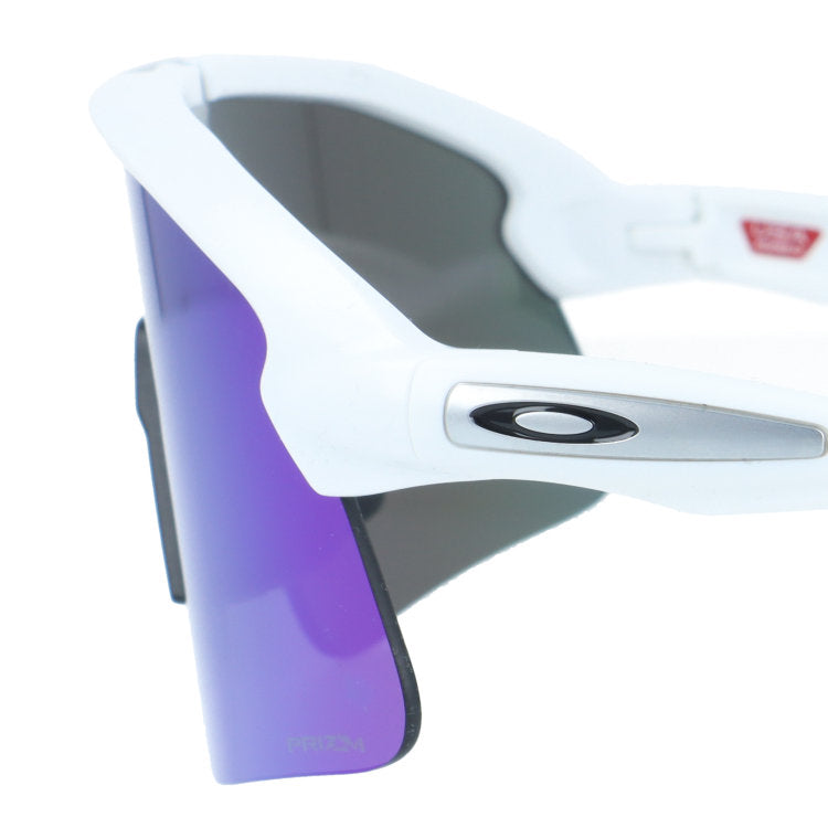 オークリー サングラス スタントデビル プリズム ミラーレンズ ハイブリッジフィット(レギュラーフィット) OAKLEY STUNT DEVIL OO9517-0439 139サイズ レクタングル型 ハイパーグリップ バランスドウエイト 交換用ノーズパッド付 メンズ レディース
