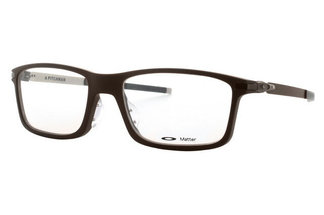 オークリー 眼鏡 フレーム OAKLEY メガネ PITCHMAN ピッチマン OX8096-0455 55 アジアンフィット スクエア型 スポーツ メンズ レディース 度付き 度なし 伊達 ダテ めがね 老眼鏡 サングラス ラッピング無料