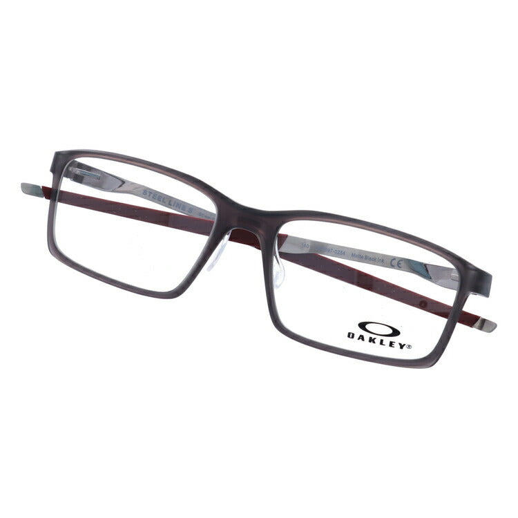 オークリー 眼鏡 フレーム OAKLEY メガネ STEEL LINE S スチールラインS OX8097-0254 54 レギュラーフィット スクエア型 スポーツ メンズ レディース 度付き 度なし 伊達 ダテ めがね 老眼鏡 サングラス ラッピング無料