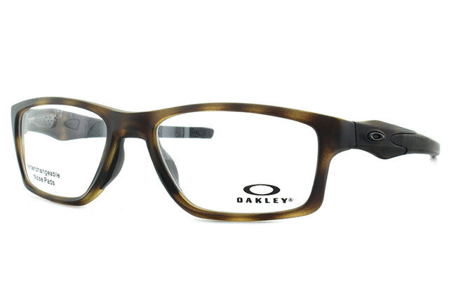 オークリー 眼鏡 フレーム OAKLEY メガネ CROSSLINK MNP クロスリンクMNP OX8090-0855 55 TrueBridge(4種ノーズパッド付) スクエア型 スポーツ メンズ レディース 度付き 度なし 伊達 ダテ めがね 老眼鏡 サングラス ラッピング無料
