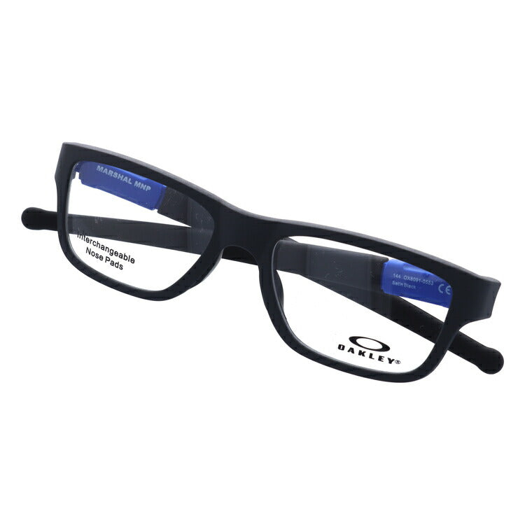 オークリー 眼鏡 フレーム OAKLEY メガネ MARSHAL MNP マーシャルMNP OX8091-0553 53 TrueBridge(4種ノーズパッド付) スクエア型 スポーツ メンズ レディース 度付き 度なし 伊達 ダテ めがね 老眼鏡 サングラス ラッピング無料