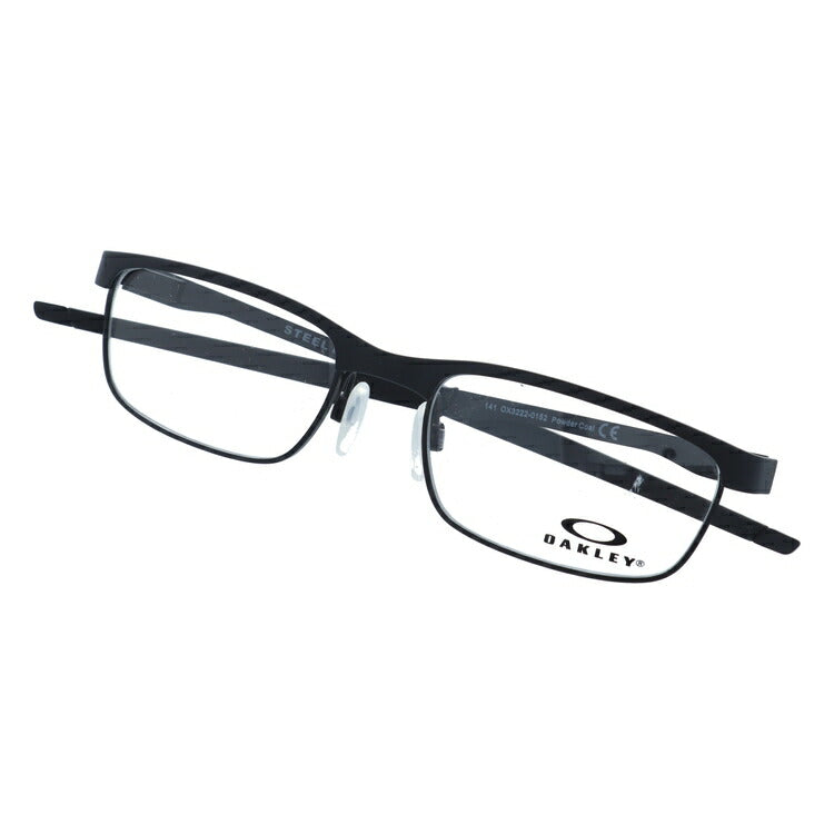 オークリー 眼鏡 フレーム OAKLEY メガネ STEEL PLATE スチールプレート OX3222-0152 52 レギュラーフィット(調整可能ノーズパッド) スクエア型 メンズ レディース 度付き 度なし 伊達 ダテ めがね 老眼鏡 サングラス ラッピング無料