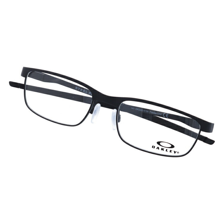 オークリー 眼鏡 フレーム OAKLEY メガネ STEEL PLATE スチールプレート OX3222-0154 54 レギュラーフィット(調整可能ノーズパッド) スクエア型 メンズ レディース 度付き 度なし 伊達 ダテ めがね 老眼鏡 サングラス ラッピング無料