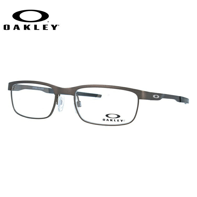 オークリー 眼鏡 フレーム OAKLEY メガネ STEEL PLATE スチールプレート OX3222-0252 52 レギュラーフィット(調整可能ノーズパッド) スクエア型 メンズ レディース 度付き 度なし 伊達 ダテ めがね 老眼鏡 サングラス ラッピング無料
