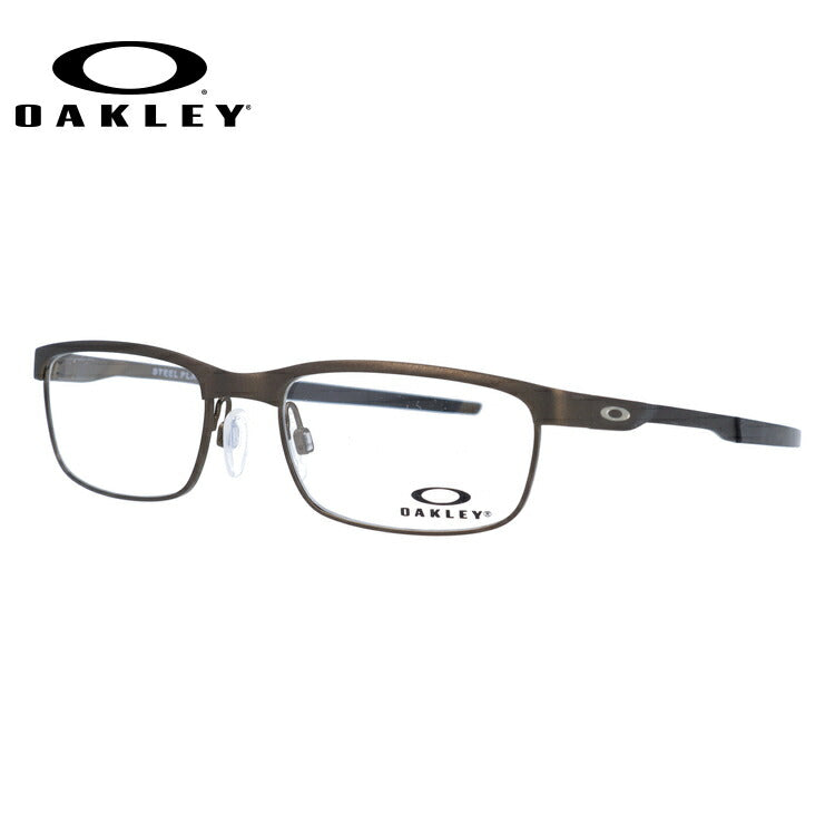 オークリー 眼鏡 フレーム OAKLEY メガネ STEEL PLATE スチールプレート OX3222-0452 52 レギュラーフィット(調整可能ノーズパッド) スクエア型 メンズ レディース 度付き 度なし 伊達 ダテ めがね 老眼鏡 サングラス ラッピング無料