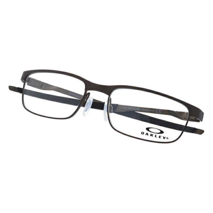 オークリー 眼鏡 フレーム OAKLEY メガネ STEEL PLATE スチールプレート OX3222-0454 54 レギュラーフィット(調整可能ノーズパッド) スクエア型 メンズ レディース 度付き 度なし 伊達 ダテ めがね 老眼鏡 サングラス ラッピング無料
